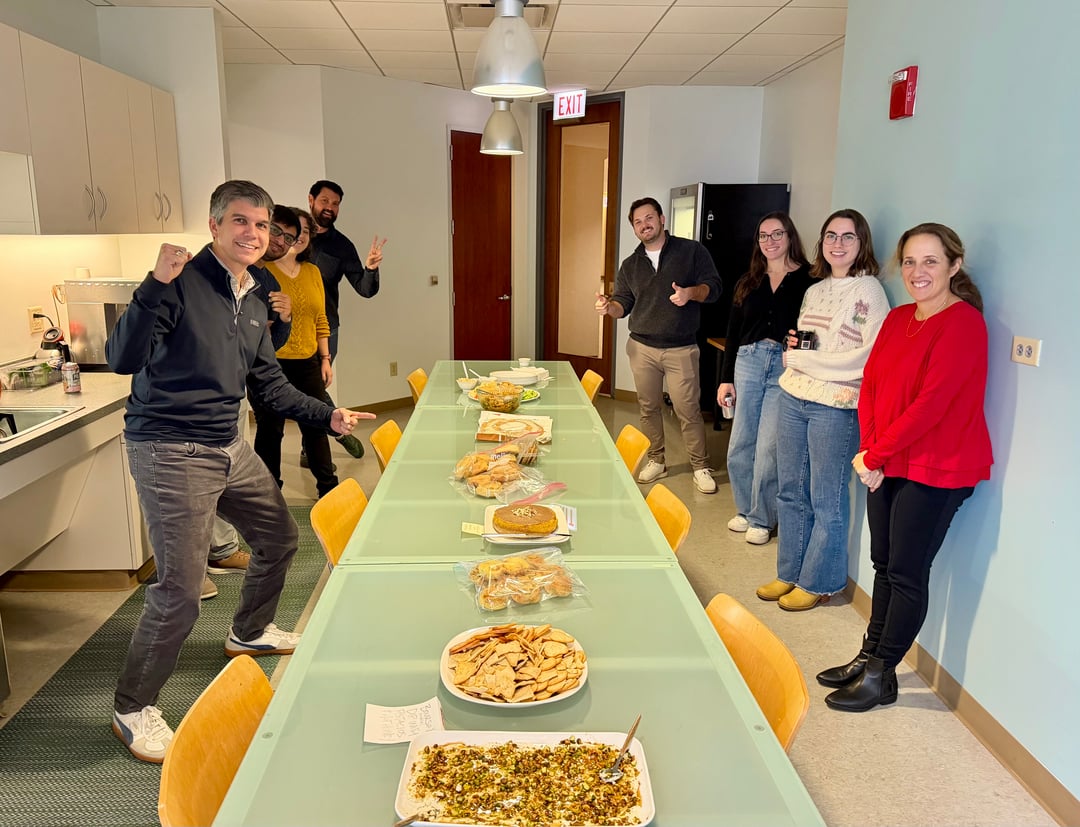 Thanksgiving potluck at HDMZ office